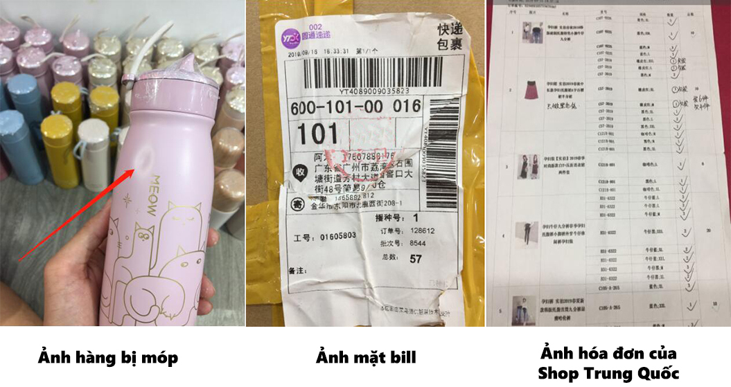 welog hướng dẫn khiếu nại shop TQ